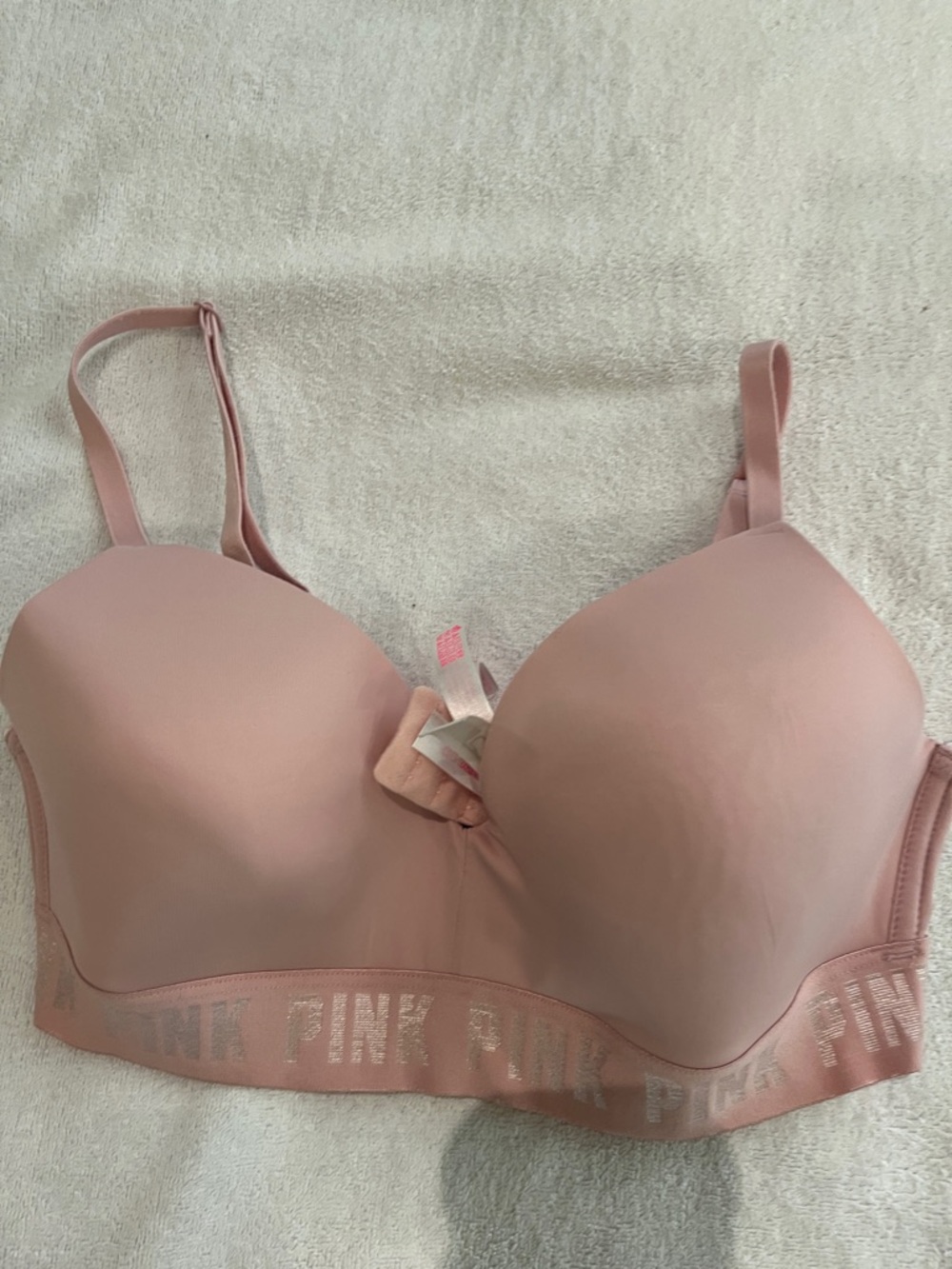 PINK Victoria's Secret Blush Seamless Molded Cup Bra